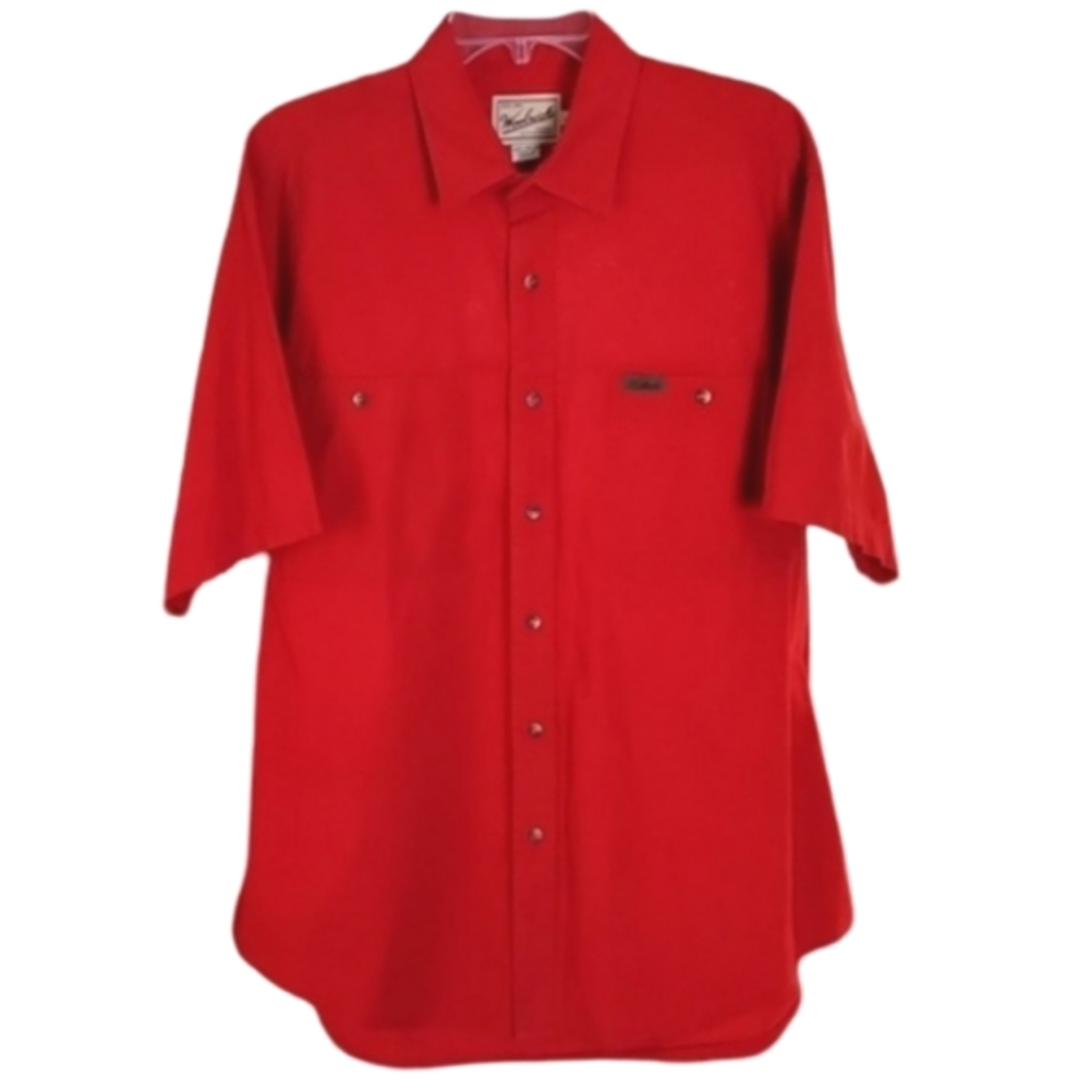 Woolrich Lava Red Shirt Men's Large‎